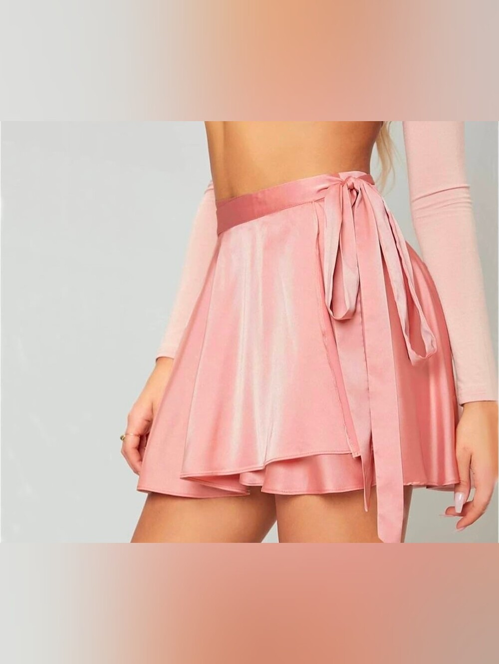 Balletcore Pink Wrap Skirt